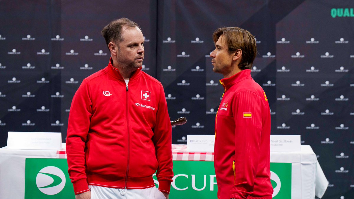 RFETenis's tweet photo. Recordatorio de que la leyenda David Ferrer es nuestro Capitán de #DavisCup 😌🫡

#VamosEspaña https://t.co/5af7aOILtC