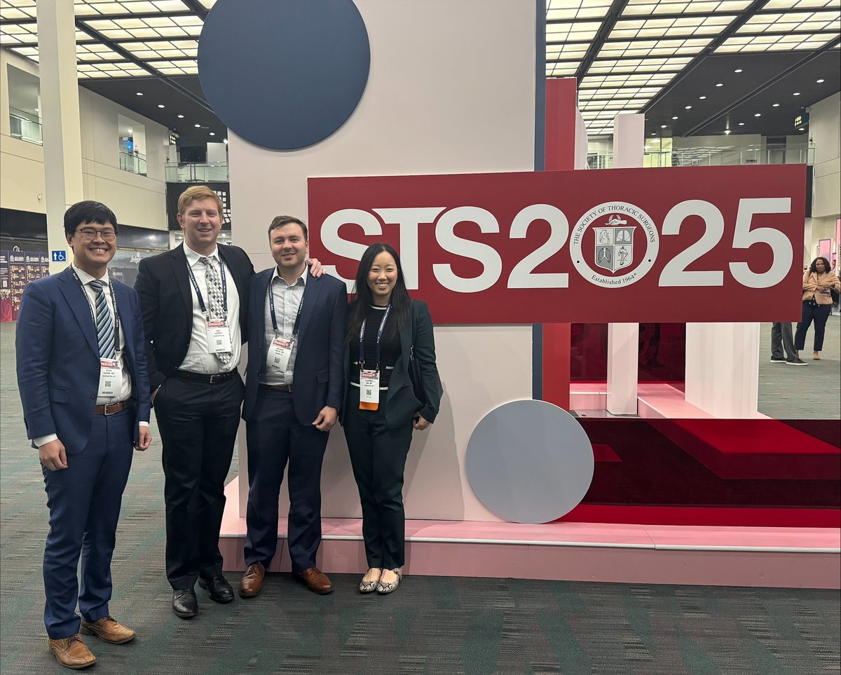 Congrats to Stephany Kim, M.D., PGY-2 , for receiving the Looking to the Future Scholarship during the annual STS meeting! The STS Looking to the Future Scholarship program is a best-in-class education and workforce development program that helps general surgery residents and