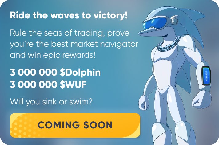 WolfStreetGame's tweet photo. Its time to challenge your trading skills and win tokens  by @dolphinnnow that will bring you to the moon! https://t.co/uttBqS50u1