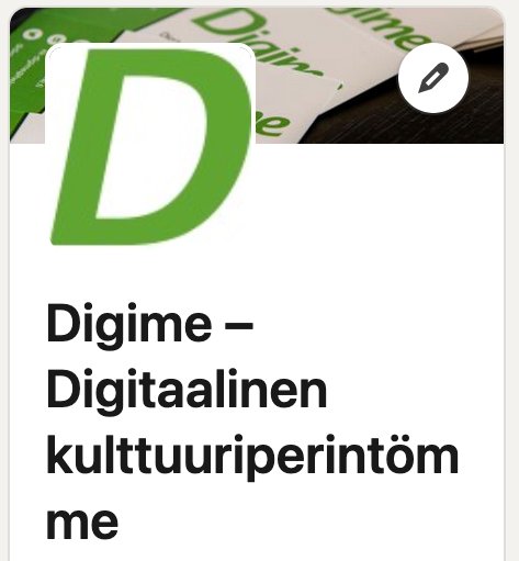 Digitaalinen kulttuuriperintömme tweet media