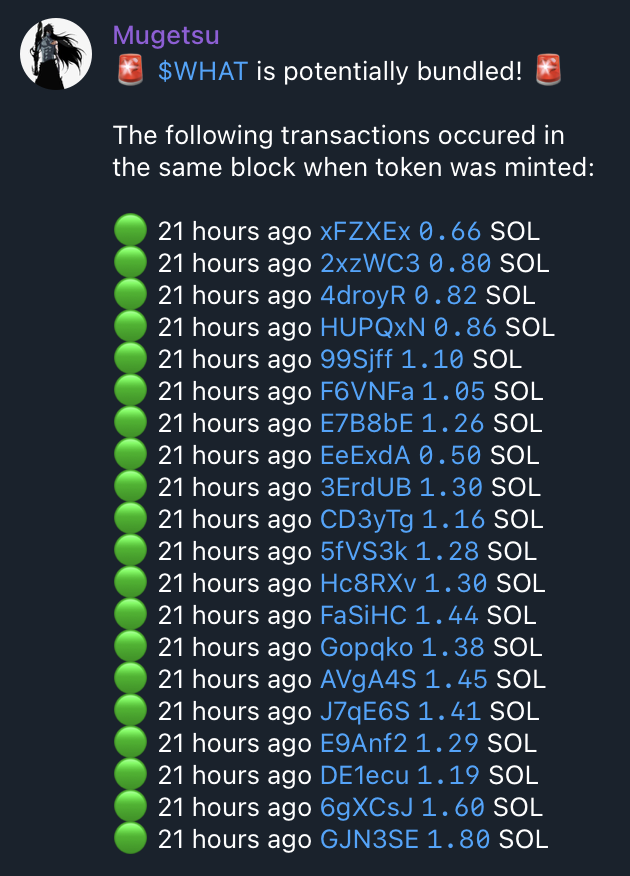 AlphaByMB's tweet photo. ⚠️ Important Notice: Trading Alert for $WHAT ⚠️

Please exercise caution while trading $WHAT. Recent activity suggests the token is heavily bundled, with the top holders associated with newly created wallets that appear to have been funded simultaneously from the MEXC exchange—indicating a potential centralization of ownership by a single entity.

Such patterns are commonly associated with risky or fraudulent schemes.

Stay vigilant and prioritize your safety when making trading decisions.

CA: 4uCRv65cB7gqt4uErxjYKmjbV3QLoGqHqTqJ7Ngkpump