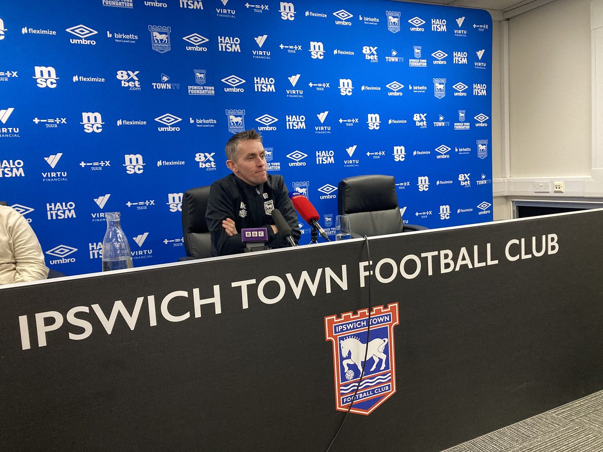 Tom Williams (@tomwilliams26) on Twitter photo #itfc devastating news of Wes Burns out for season with torn ACL. <a href="/IpswichTown/">Ipswich Town</a> boss not wanting to label tomorrow’s PL game “must win”. Says it will be tough game just like it was last year. <a href="/SouthamptonFC/">Southampton FC</a> <a href="/BBCSport/">BBC Sport</a> <a href="/BBCLookEast/">BBC East</a> #itfc devastating news of Wes Burns out for season with torn ACL. <a href="/IpswichTown/">Ipswich Town</a> boss not wanting to label tomorrow’s PL game “must win”. Says it will be tough game just like it was last year. <a href="/SouthamptonFC/">Southampton FC</a> <a href="/BBCSport/">BBC Sport</a> <a href="/BBCLookEast/">BBC East</a>