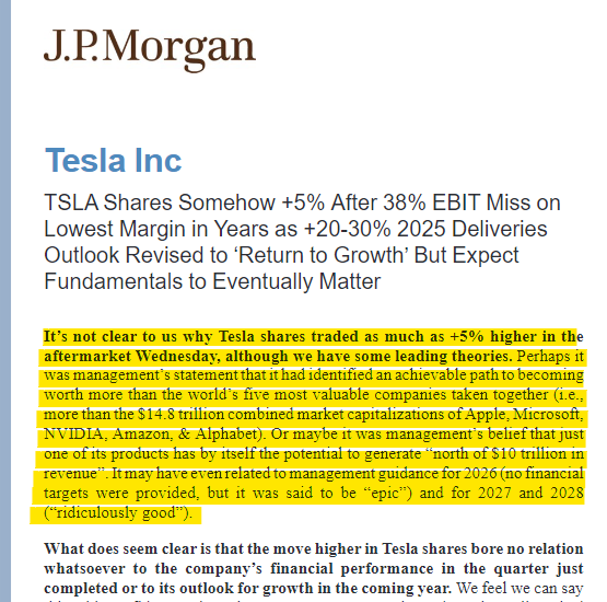 The JP Morgan analyst has had enough LOL
