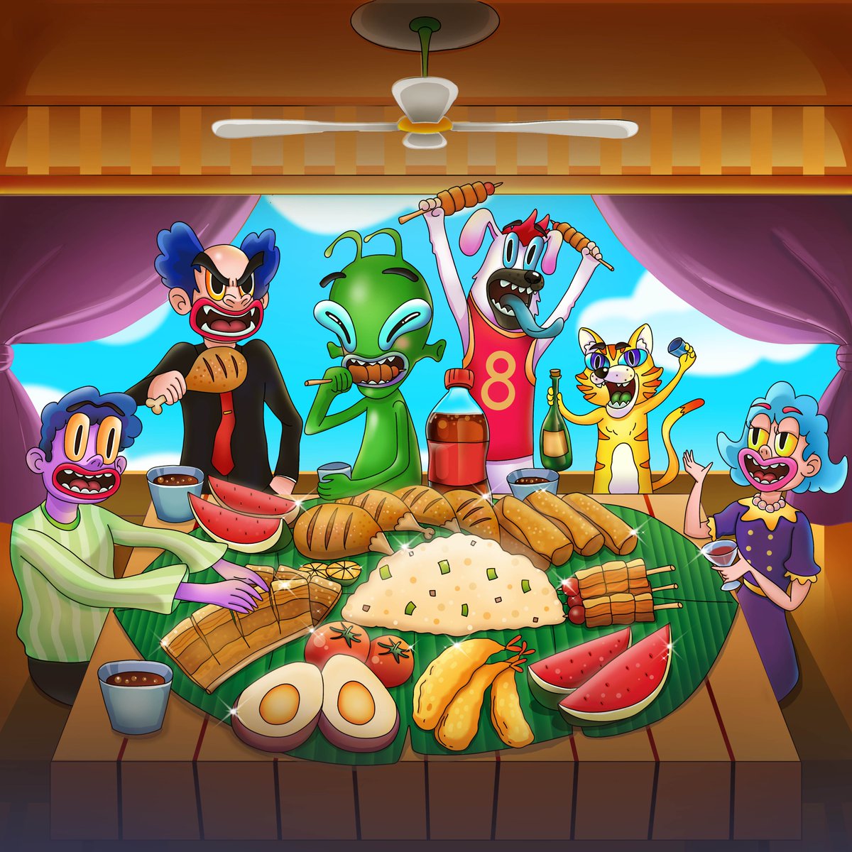 🍔 Community eat first~ 🍗

Let's have some feast inside our community, y'all are welcome:  discord.gg/anyo-nft

Be hungry, stay hungry~