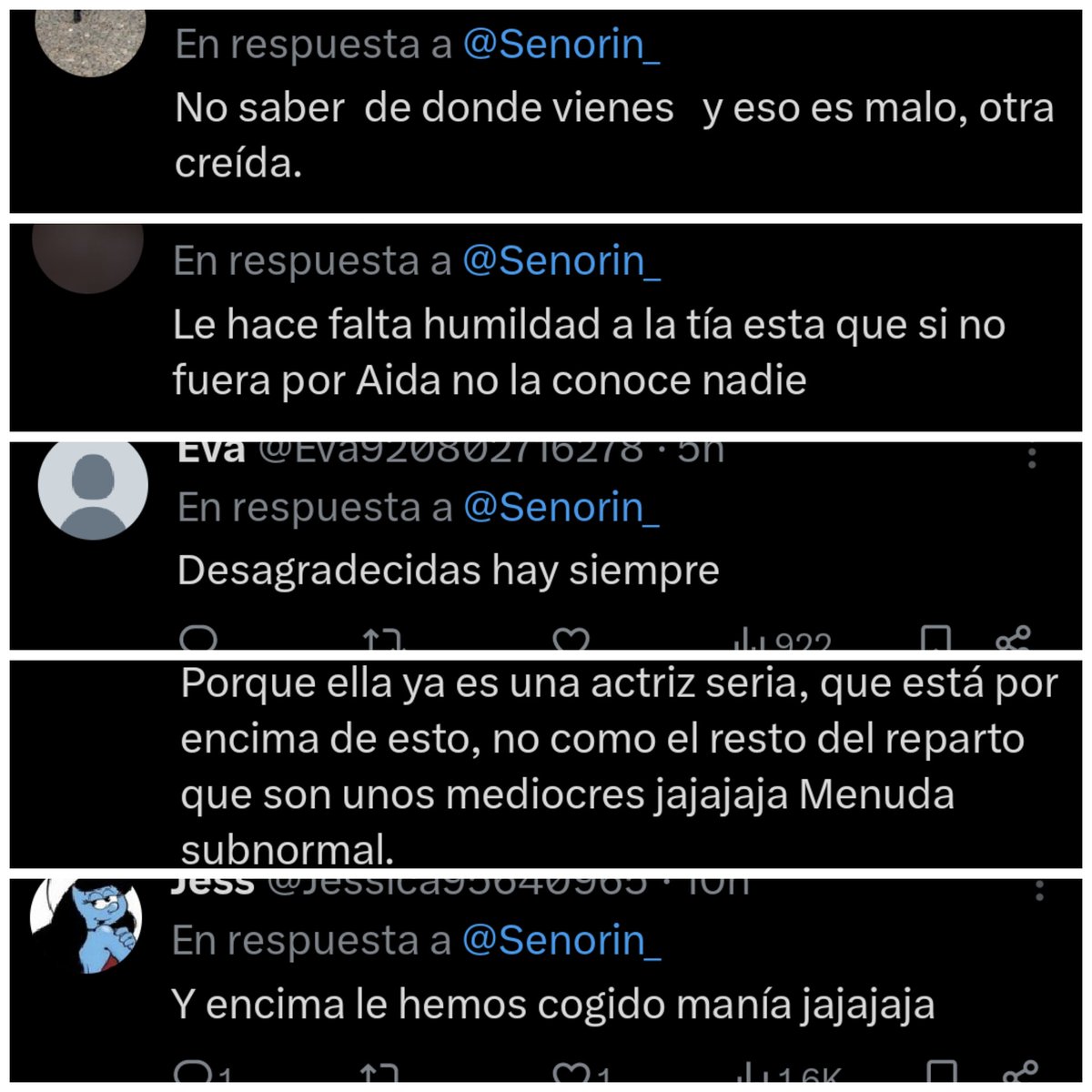 saragara97's tweet photo. @BarbzSleeze @NingnNombre6 @danicort97 @Senorin_ No es que esté siendo un machaque bestia (al menos en este hilo) pero la gente, como ves, está siendo bastante irrespetuosa y grosera en sus "opiniones". https://t.co/1XwWS6F3qH