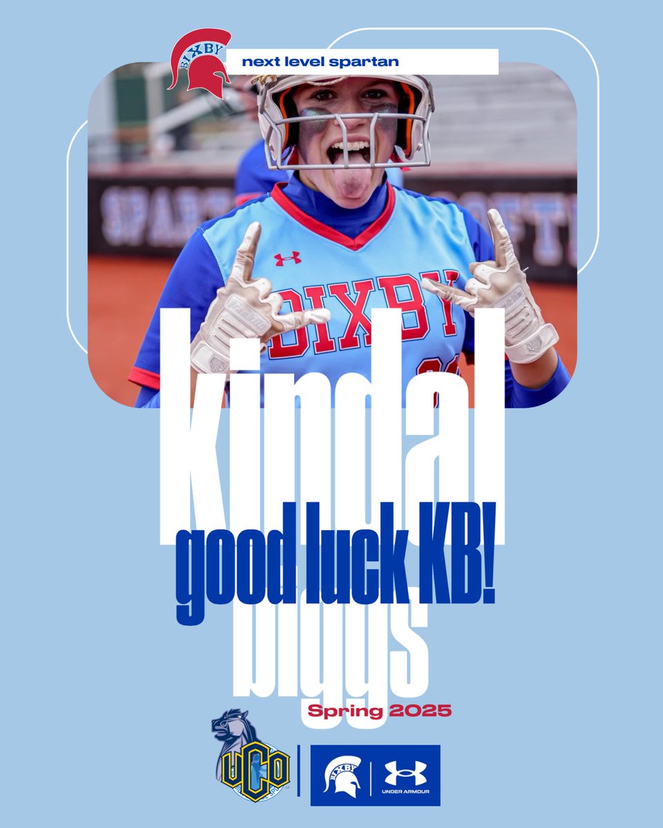 Bixby Softball (@bixbysoftball) on Twitter photo Good luck to <a href="/BiggsKindal/">Kindal Biggs</a> and <a href="/UCOSoftball/">UCOSoftball</a> this season! #RollChos π₯ #NextLevelSpartans Good luck to <a href="/BiggsKindal/">Kindal Biggs</a> and <a href="/UCOSoftball/">UCOSoftball</a> this season! #RollChos π₯ #NextLevelSpartans