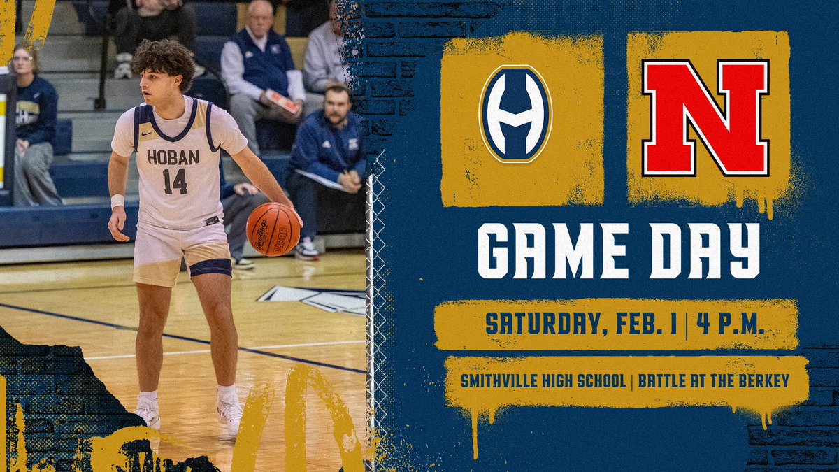 🏀 GAME DAY! <a href="/HobanBasketball/">Hoban Boys Basketball</a> plays Newport (KY) today at 4 p.m. #GoKnights