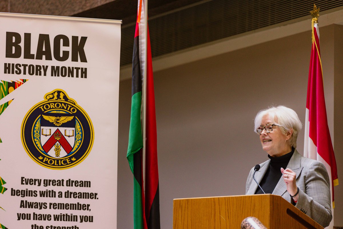 Toronto Police Service Board (@tpsboard) on Twitter photo Yesterday, Board Chair <a href="/shelleycarroll/">Shelley Carroll</a> joined <a href="/TorontoPolice/">Toronto Police</a> & community to launch the 31st #BlackHistoryMonth2025, recognizing <a href="/TPSKellySkinner/">Kelly Skinner</a> with the Terry James Trailblazer Award for her transformative, powerful & collaborative leadership. Yesterday, Board Chair <a href="/shelleycarroll/">Shelley Carroll</a> joined <a href="/TorontoPolice/">Toronto Police</a> & community to launch the 31st #BlackHistoryMonth2025, recognizing <a href="/TPSKellySkinner/">Kelly Skinner</a> with the Terry James Trailblazer Award for her transformative, powerful & collaborative leadership.