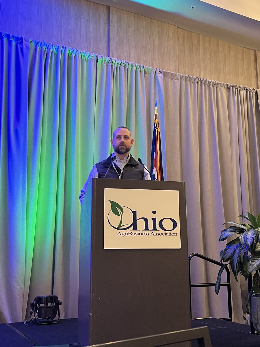 agrilytics's tweet photo. Proud to support the 2025 OABA Industry Conference! Travis Kimmel & Dan Lynch had a great time connecting with Ohio agribusiness leaders, discussing the future of agronomy & maximizing every acre.
#OhioAg #Agronomy #FarmingInnovation #PrecisionAgriculture #AdvancedAgrilytics https://t.co/34bovm3cEl