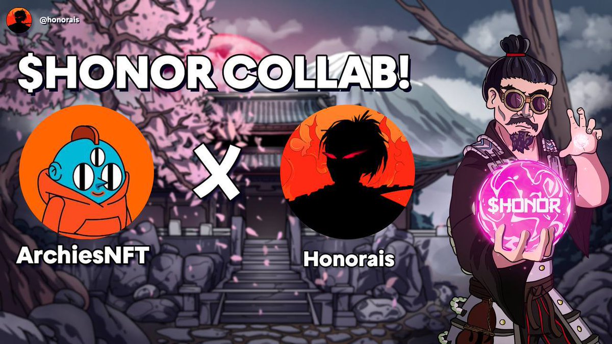Archies NFT 🟠⛺️ (@archiesnft) on Twitter photo Archies Secured some hot presale spots for the $HONOR launch by <a href="/honorais/">The HonOrais - $HONOR</a>!
5 WL spots for the $HONOR presale
1️⃣ Follow: <a href="/honorais/">The HonOrais - $HONOR</a> <a href="/ArchiesNFT/">Archies NFT 🟠⛺️</a>
2️⃣ Join their discord : discord.gg/HpfKzhjb
3️⃣Comment + Retweet
Winners of these spots will have an allocation of 2 ORAI for their Archies Secured some hot presale spots for the $HONOR launch by <a href="/honorais/">The HonOrais - $HONOR</a>!
5 WL spots for the $HONOR presale
1️⃣ Follow: <a href="/honorais/">The HonOrais - $HONOR</a> <a href="/ArchiesNFT/">Archies NFT 🟠⛺️</a>
2️⃣ Join their discord : discord.gg/HpfKzhjb
3️⃣Comment + Retweet
Winners of these spots will have an allocation of 2 ORAI for their