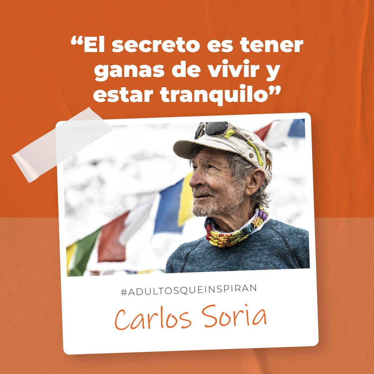 "El secreto es tener ganas de vivir y estar tranquilo" - Carlos Soria.
A sus 85 años, sigue escalando las cumbres más desafiantes, demostrando que la edad no es un límite, sino una motivación. 💪🏔️
#adultosmayoresqueinspiran