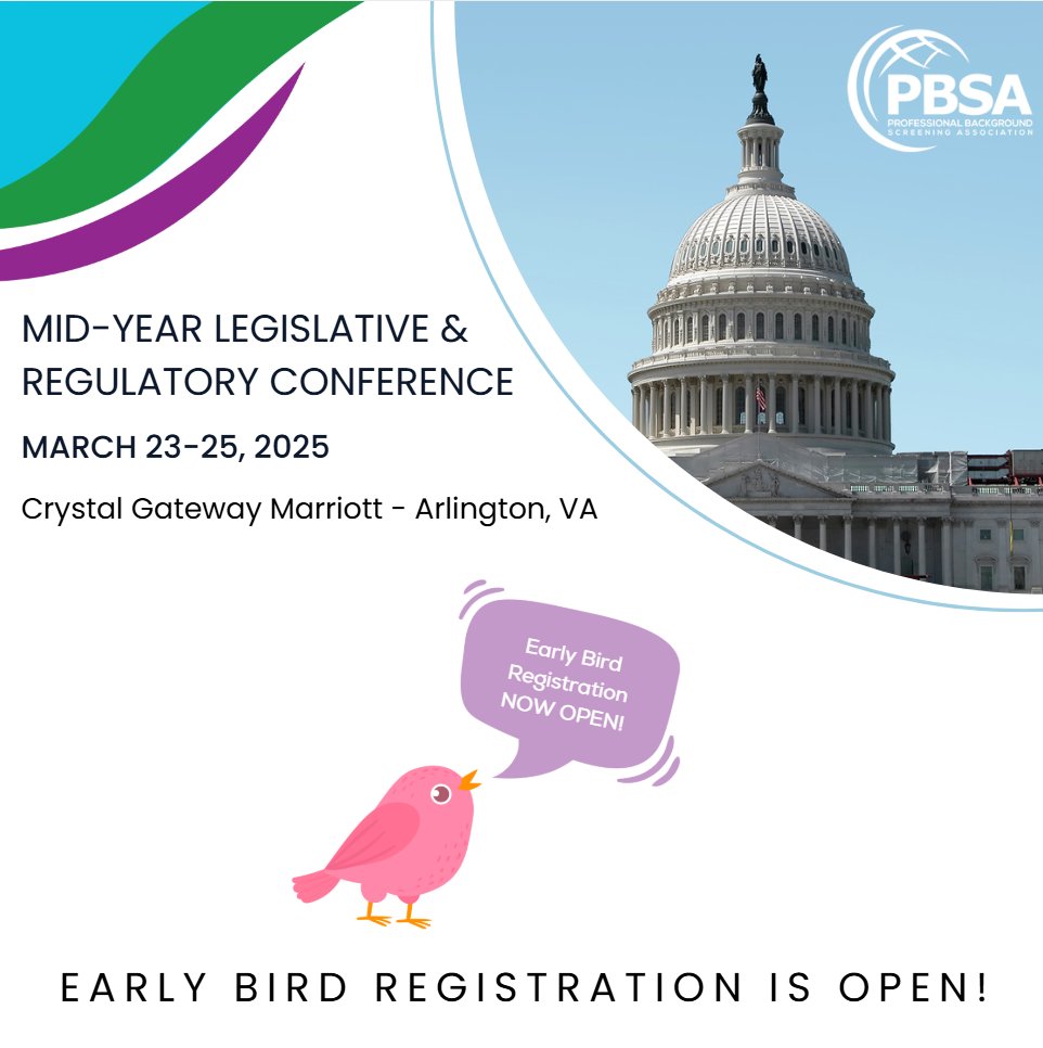 Early Bird Registration is now OPEN!! Mid-Year Legislative &amp; Regulatory Conference.

Register here - ow.ly/Ya0P50UI2VT