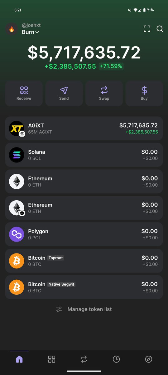 This was right before the burn last week of 65M tokens which was valued at $5.7M USD at the time. I had several OTC offers to buy a large part of that, but burned instead to bring up the value for everyone. I'm burning another 5.5M tokens today as planned.