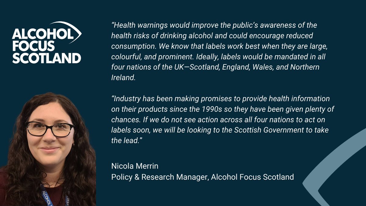 Alcohol Focus Scotland (@alcoholfocus) on Twitter photo Pleased to see our Policy & Research Manager <a href="/NicolaMerrin/">Nicola Merrin</a> quoted in this <a href="/TheLancet/">The Lancet</a> article on the need for mandatory health warning labels on alcohol products
#BigAlcohol would rather you didn't know alcohol causes cancer. We think you should.
thelancet.com/journals/lance… Pleased to see our Policy & Research Manager <a href="/NicolaMerrin/">Nicola Merrin</a> quoted in this <a href="/TheLancet/">The Lancet</a> article on the need for mandatory health warning labels on alcohol products
#BigAlcohol would rather you didn't know alcohol causes cancer. We think you should.
thelancet.com/journals/lance…