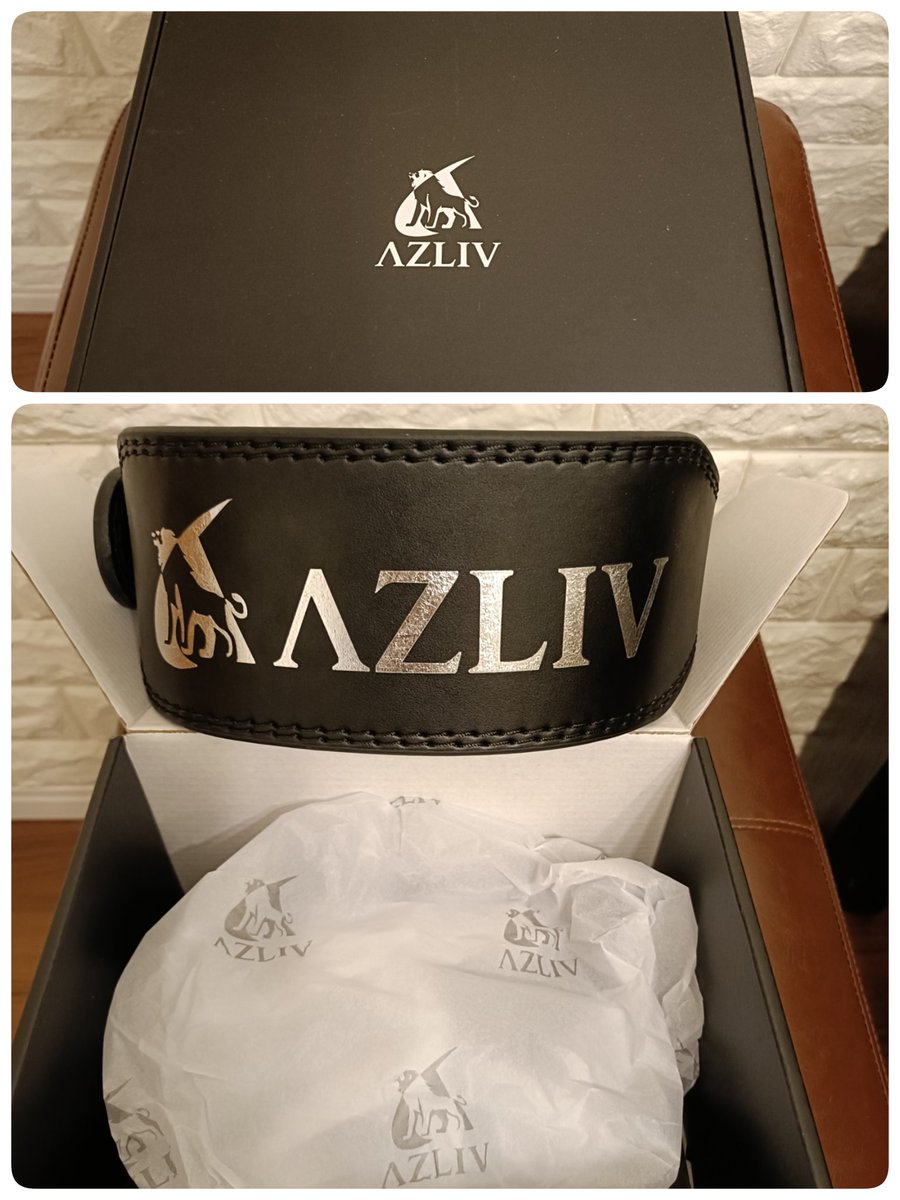 RIOCK2014's tweet photo. 帰宅したら🏋️ベルト届いてた👐✨
新調したかったギア全て揃ってヤル気٩( 🔥ω🔥 )وﾒﾗﾒﾗ⤴⤴⤴

デザインがドンピシャで好み過ぎる🎶

肩🍈、腹筋🥖の身体に近づくため1月ラストのトレやってきます✊

 #AZLIV https://t.co/hDHkTwBYeE