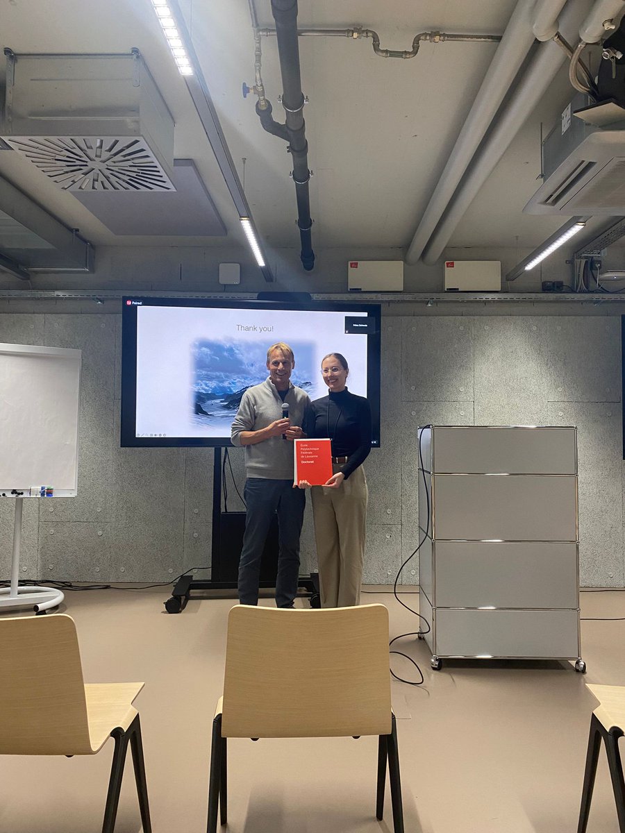 cryos_epfl's tweet photo. Alert🚨: New Doctor at CRYOS! On the 13th of December, Dr. Tatjana Milojevic was officially affirmed with a title. Congratulations and good luck with the next era in your career! #ExtremePrecipitation #alps #climatechange #defense #PhD
@EPFL_en @epflENAC https://t.co/pdWsi4b2Se