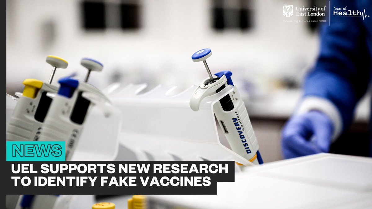 UEL_News's tweet image. Fake vaccines threaten global health and are hard to detect. But now, UEL and a consortium led by University of Oxford have published a new way to identify fake vaccines. 💉

Read more 👉 uel.ac.uk/about-uel/news… @UniofOxford #UELYearofHealth