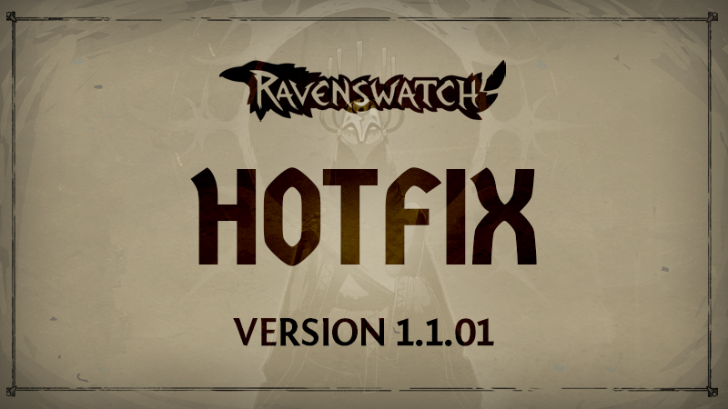 PlayRavenswatch's tweet photo. 🛠️We've just released a hotfix on PC to address crashes occurring when exchanging resources at the Refugees camp.

The hotfix will arrive on consoles at a later date (validation process takes longer on consoles)
➡️ https://t.co/yusQ0nKE69 https://t.co/H2Vw9xsOqL