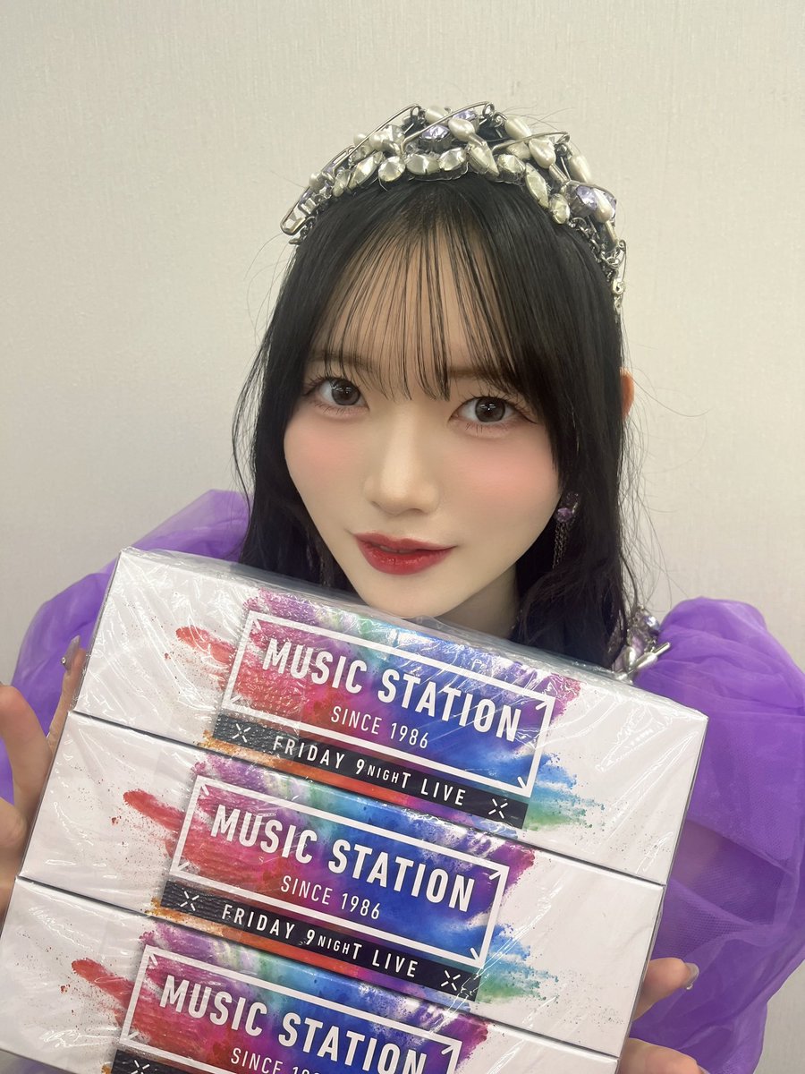 Mステ ありがとうございました！ CUTIE STREET 紫担当💜 真鍋凪咲