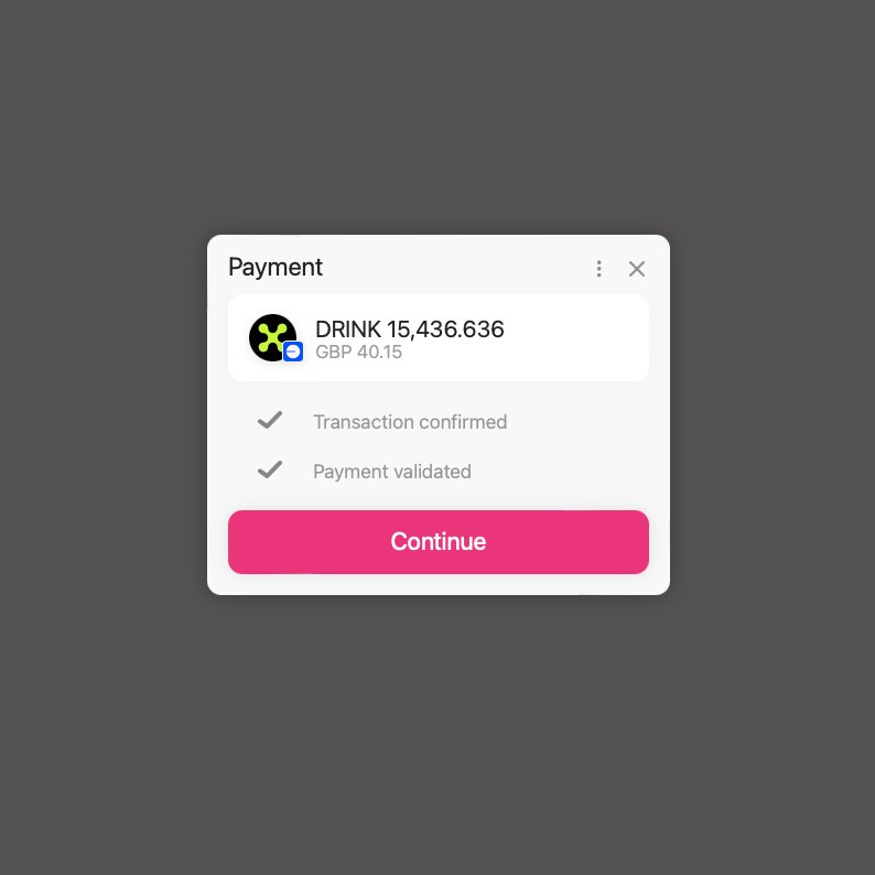 The first ever bottle of 721 vodka has been ordered using $DRINK

Is this a Bitcoin Pizza Moment? 

DrinkPay Going Live Tuesday 4th February