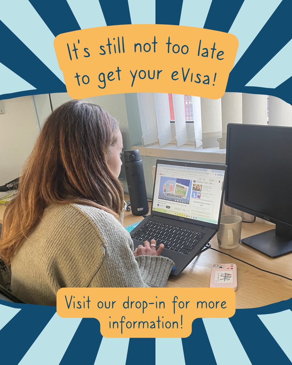 Don't forget about your eVisa❗

Our eVisa drop-ins are still running, so come find help with your eVisa!

✨ Find the full details on our website: lrmn.org.uk/our-work/advic…

#eVisa #HomeOffice #UKGovernment #Lewisham #Deptford #NoOneIsIllegal