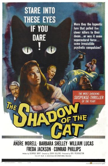 FilmsQuirky's tweet photo. #TheShadowOfTheCat  (1961)🐈‍⬛
A house cat sees her mistress murdered by two servants under orders from her husband , and becomes ferociously bent on revenge.
#CreatureFeature  #FilmsWithBite  #FilmX  📽️  🎬 https://t.co/19IQTL0Xbu