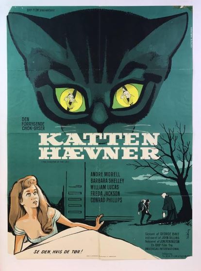 FilmsQuirky's tweet photo. #TheShadowOfTheCat  (1961)🐈‍⬛
A house cat sees her mistress murdered by two servants under orders from her husband , and becomes ferociously bent on revenge.
#CreatureFeature  #FilmsWithBite  #FilmX  📽️  🎬 https://t.co/19IQTL0Xbu