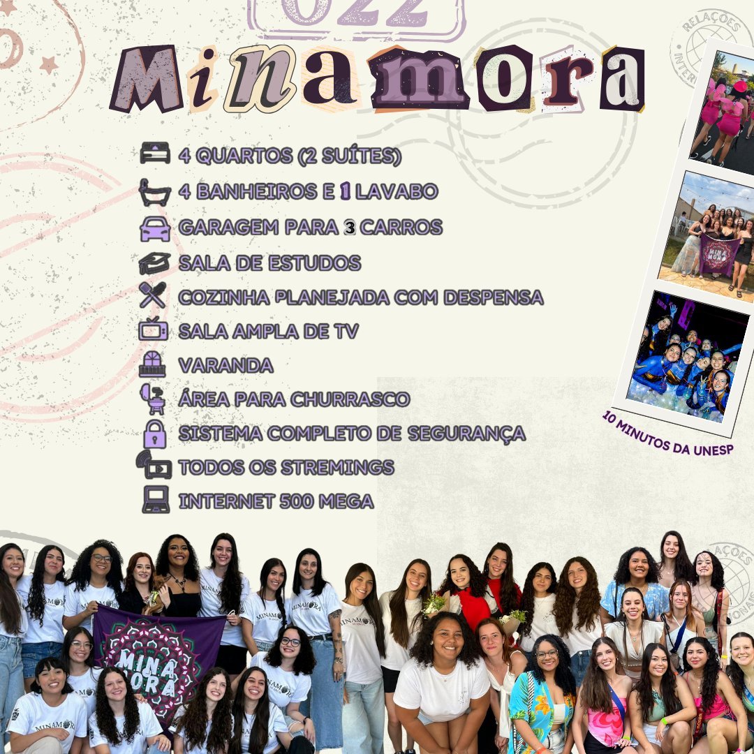 minamoraemrep's tweet photo. Parabéns pela aprovação na UNESP Franca! 

Aqui na Minamora estamos muito felizes por você e sabemos que essa nova fase vai ser incrível! Estamos disponíveis para te ajudar no que precisarem, vem conhecer a gnt 💜💚

história  direito serviço social relações internacionais https://t.co/agJXQEGkxN