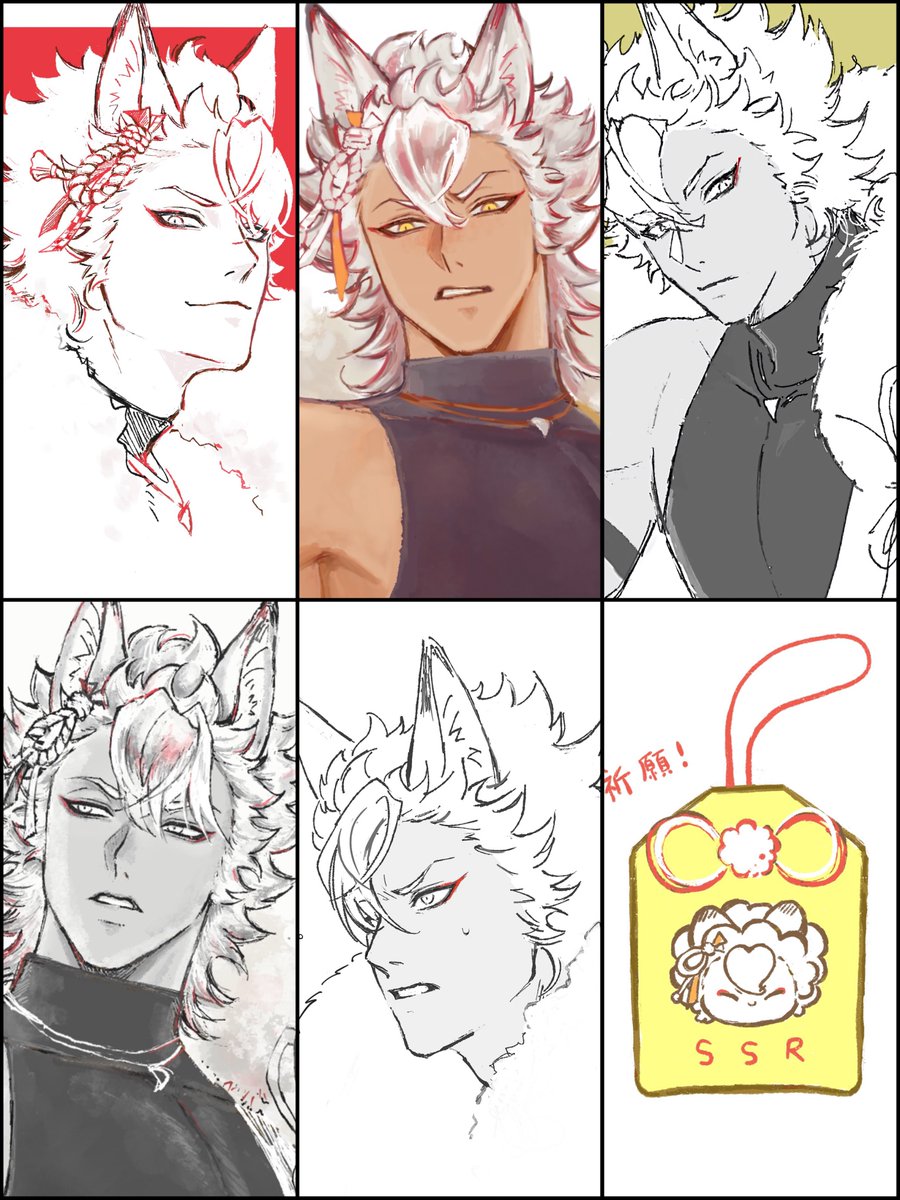 1月を生きた証🎍
#今月描いた絵を晒そう 