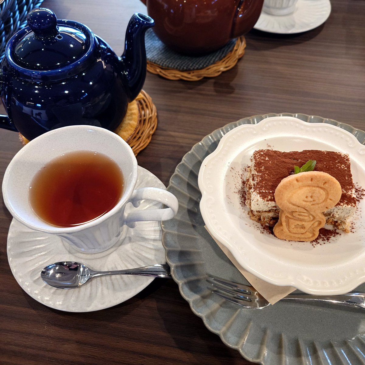 junkissa_mitos's tweet photo. 【やっぱり今日も純喫茶☕01663〜箕郷町（群馬県高崎市）・ple cafe（初）】

高崎市箕郷町にある、紅茶とスイーツが美味しいカフェ。
キッズスペース併設で住民の方々の憩いの場にもなっています。

#JapaneseCafe
#plecafe https://t.co/3OQklOsRYv