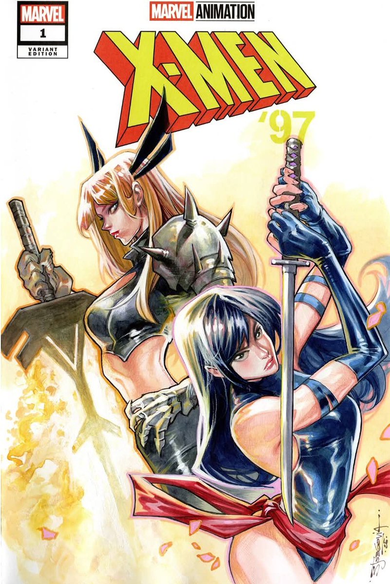 Dangerous women with swords is one of my favorite genres...

Art by Stephen "Put him on a regular X-Book, Marvel" Segovia. 

#xmen