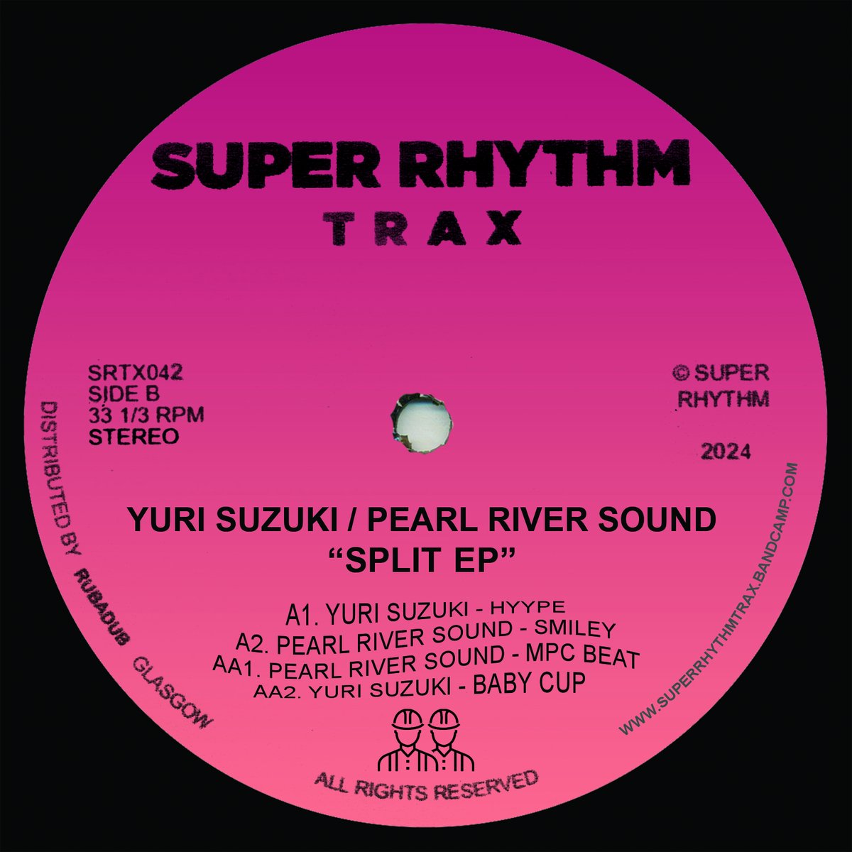Just Announced: 
Yuri Suzuki &amp; Pearl River Sound - Split EP
Super Rhythm Trax

bleep.com/release/491958

+ Hand stamped 
+ Limited to 200
