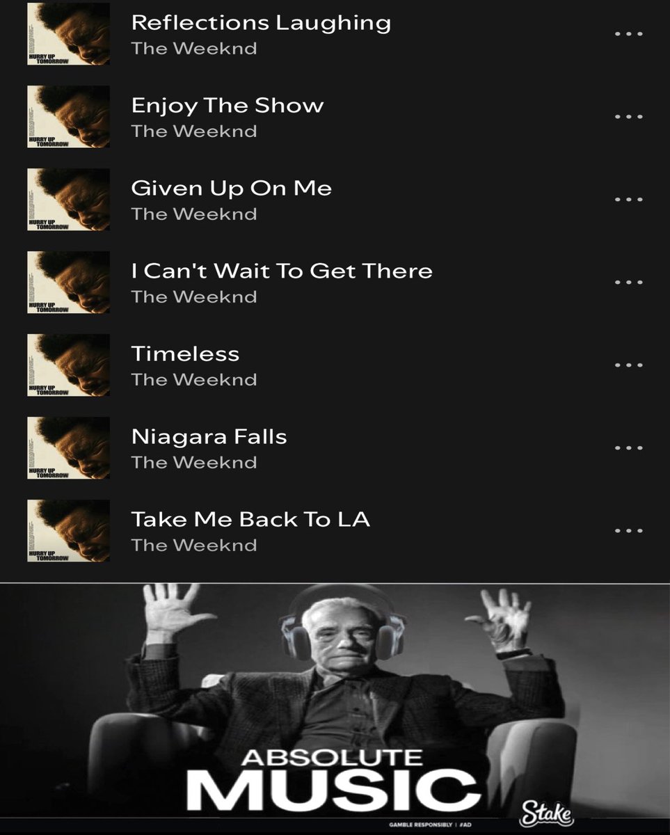 This 7 Track Run By The Weeknd on Hurry Up Tomorrow