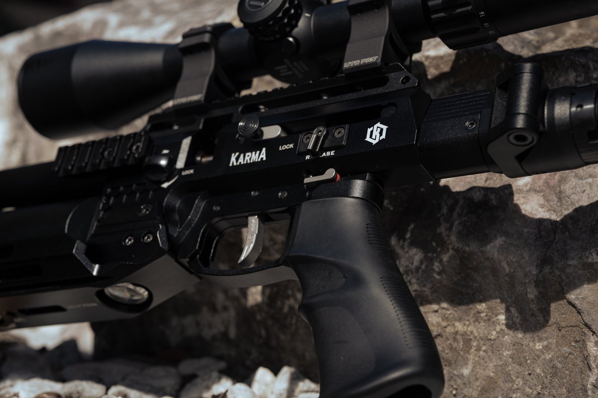 _DonnyFL's tweet image. The Karma SLS can take a 310 Bar / 4500 PSI fill and with a broad range of tuning pressure and an easy-to-adjust regulator! Tons of shots per fill!

#KarmaSLS #Airgun  #AirCompression #SafetyFirst #HighPressure #PrecisionShooting