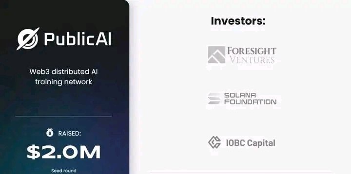 malikfarhan0006's tweet photo. New DePin #PublicAI Airdrop is Backed By #SOLANA , $NEAR & Big Name #BINANCELAB
#PublicAI is a decentralized marketplace focused on data annotations in the field of artificial intelligence (AI)
Raised $2M
Super early to farm
1/ Register
• Move to 🖇️👇
https://t.co/syNVdiJvmh https://t.co/7A2hhzzfz1