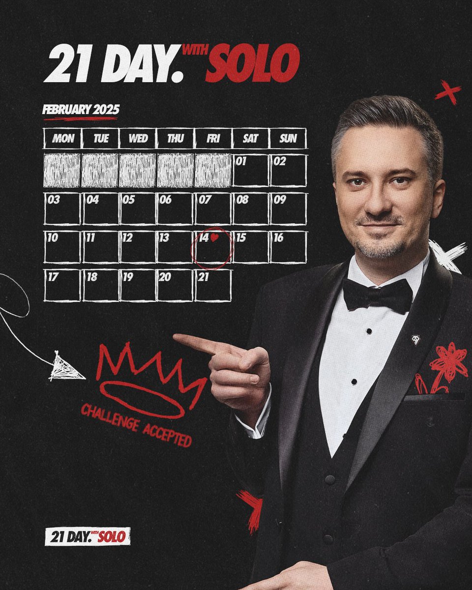 Aleksey Berezin (@dotasolo) on Twitter photo THE LEGEND OF TWITCH IS BACK
I am developing a habit of streaming using the 21-day method. Join the challenge and build your own habit — watch me!
Every day on twitch.tv/solo
#21WITHSOLO THE LEGEND OF TWITCH IS BACK
I am developing a habit of streaming using the 21-day method. Join the challenge and build your own habit — watch me!
Every day on twitch.tv/solo
#21WITHSOLO