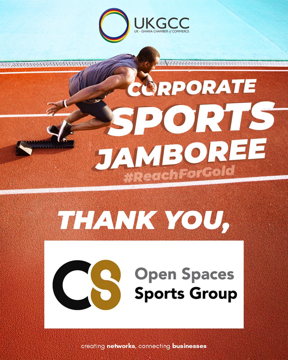 We were thrilled to welcome <a href="/openspacessg/">Open Spaces Sports Group</a> as a first-time sponsor of the UK-Ghana Chamber of Commerce Corporate Sports Jamboree! 🏆⚽🏀🏏

Your support played a key role in making this event a success, and we truly appreciate your commitment to promoting sports, 1/2