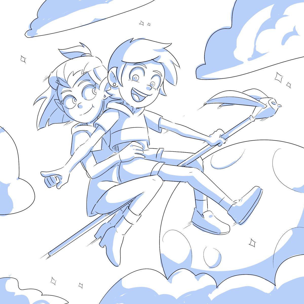 skit_kin's tweet image. Ride ’em, owl girl

#TheOwlHouse #procreate