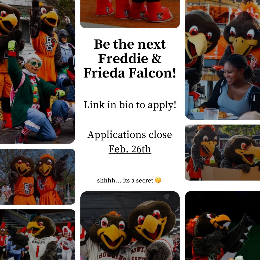 Shhhhh it’s a secret 🤫 Come join our family and spread spirit to the BGSU community!! Link in bio!!