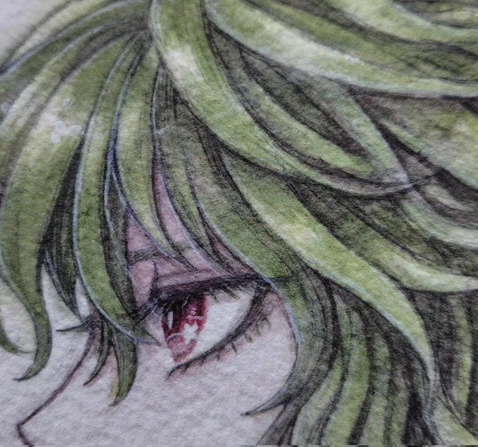 今日、複製原画が印刷所から届いてました……!ほぼ原画やん…と思うぐらいの印刷技術と、しっかりした水彩紙への印刷マジですごい。頒布たのしみだなぁ。 
