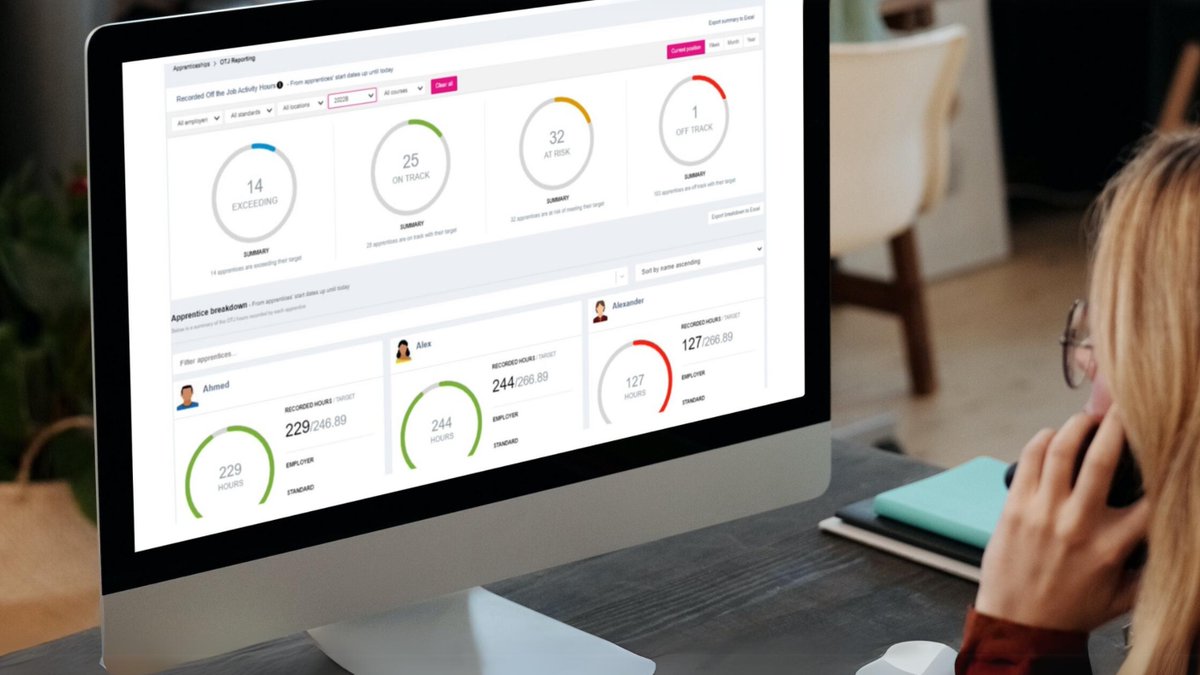 We're proud to provide our #ePortfolio to the <a href="/OpenUniversity/">The Open University</a>. One of many features enjoyed is the summary view showing the number of apprentices ‘exceeding’, ‘on track’, ‘at risk’, and ‘off track’ in recording their off-the-job training hours. Learn more: business.open.ac.uk/knowledge-hub/…
