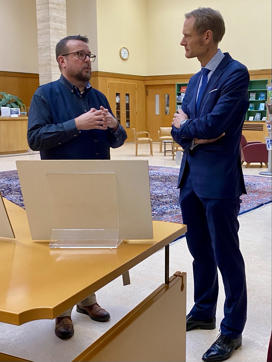 We were pleased to welcome the Permanent Representative of Belgium 🇧🇪, H.E. Mr. Christophe Payot, for an introductory tour of the Library and the UN Museum Geneva. 
Thank you, Ambassador Payot, for your interest in our work.