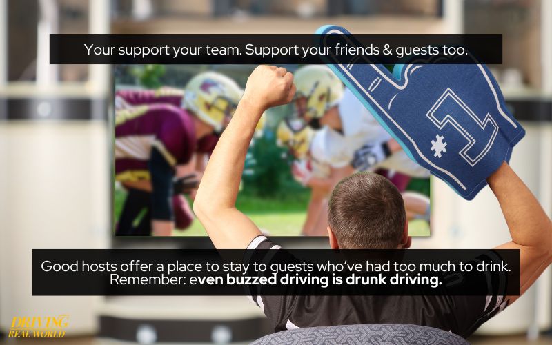 This weekend, be a champion host and ensure no one drives home impaired.  #SuperBowlLIX #drunkdriving