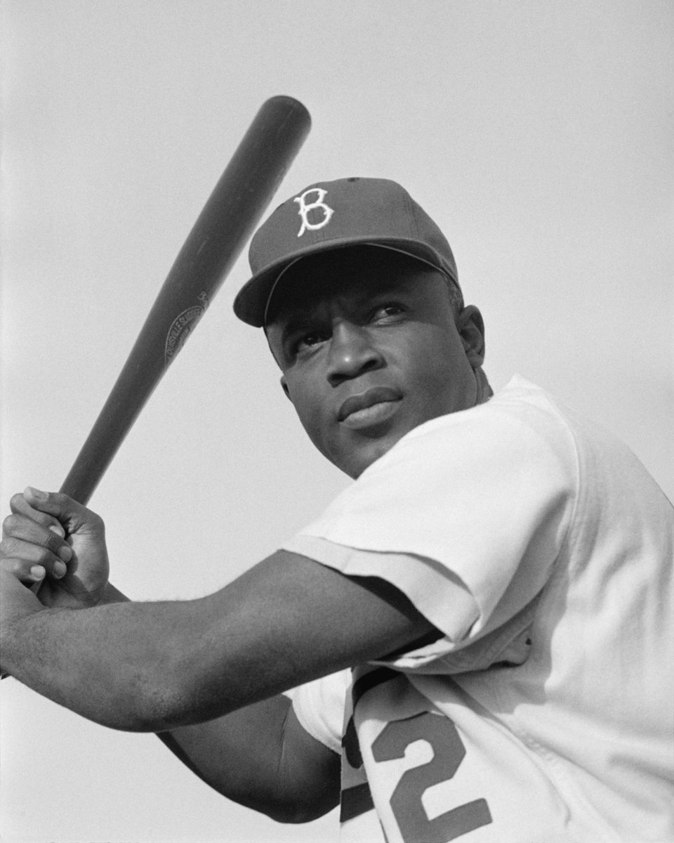 The only number retired across all of major league baseball belongs to Jackie Robinson—a civil rights pioneer on and off the field—born on this day in 1919 in Cairo, Georgia.

📸: Library of Congress
