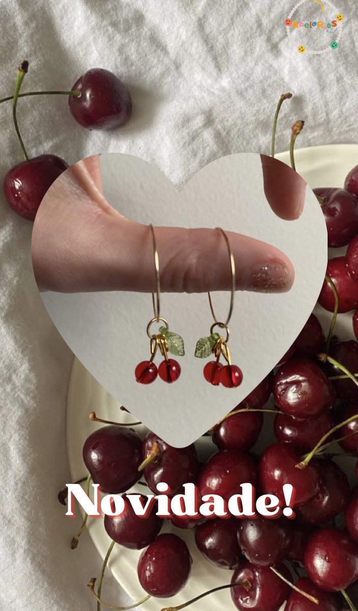 algareona's tweet photo. 🍒 NOVIDADE 🍒
Pendentes 5€/par (opción de facelos en aros de aceiro cirúrxico hipoalerxénico, consultar prezo)
MD sen compromiso❣️
Agradécese difusión 🥰
#abelorios #pendentes #feitoaman #feitoconamor https://t.co/gwaRDTyFZz