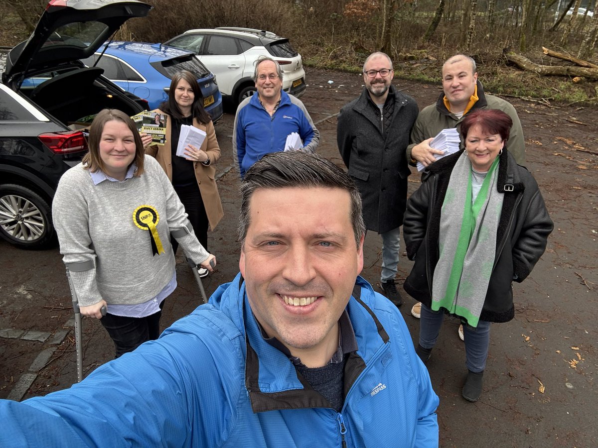 jamiehepburn's tweet photo. Good to be out campaigning for @theSNP Kirkintilloch East and North and Twechar by-election candidate Serina Marshall this afternoon with @RonaMackaySNP, @MastertonAlan, Councillors Denis Johnston and Pamela Marshall. https://t.co/FVJGMAxjwF