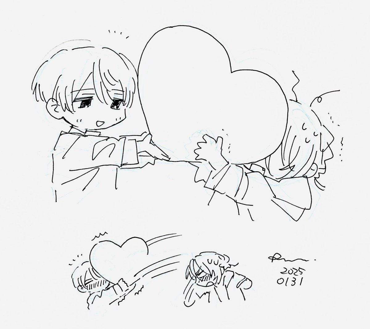 イチャイチャしている 