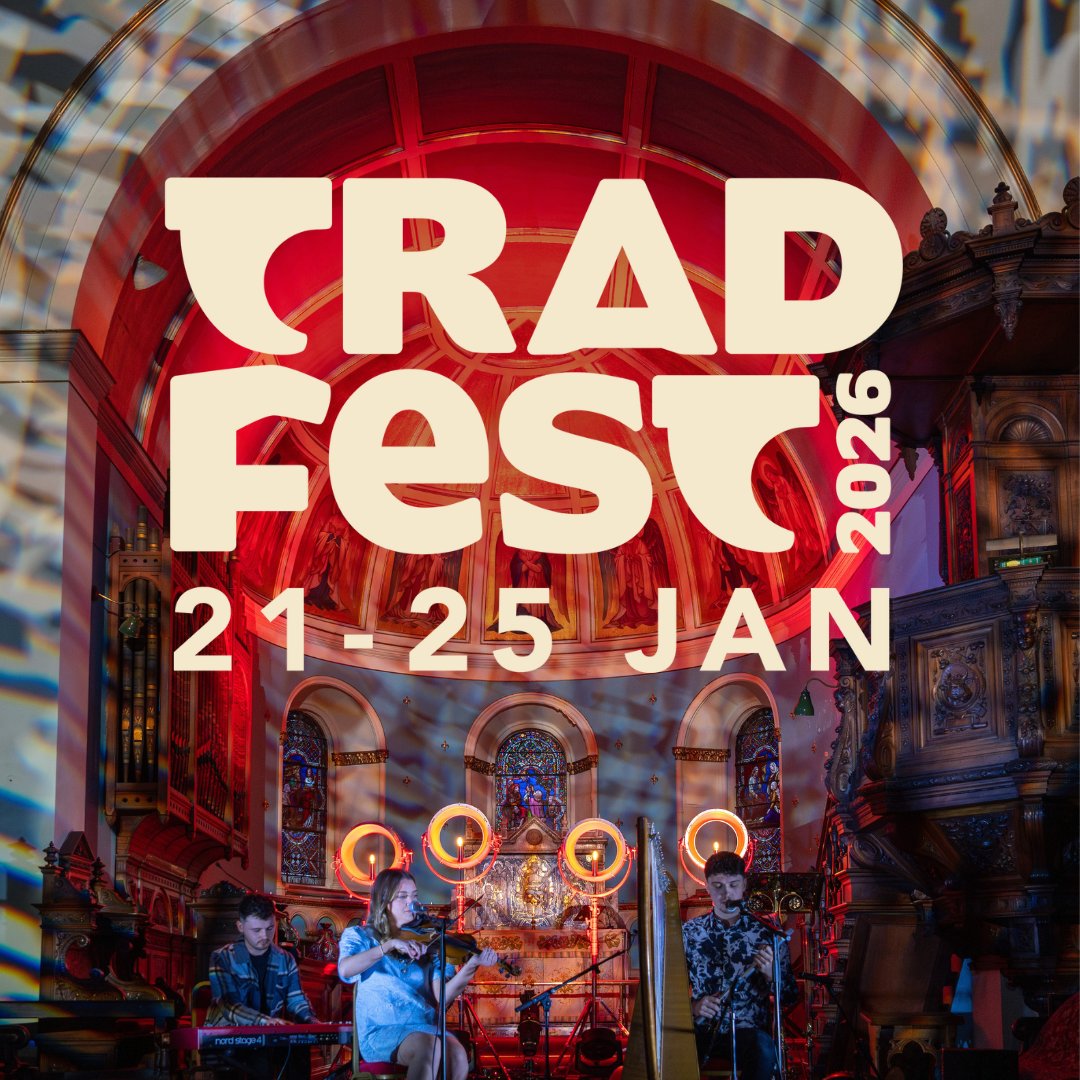 No taking the foot from the pedal here, we go again for '26 💚
We're only delighted to share the official dates for TradFest 2026!

Looking forward to seeing ye in Dublin 🎶

#TradFest #Dublin #TradFest2026 #IrishMusic #IrishCulture #TwoDecadesofDifferent
