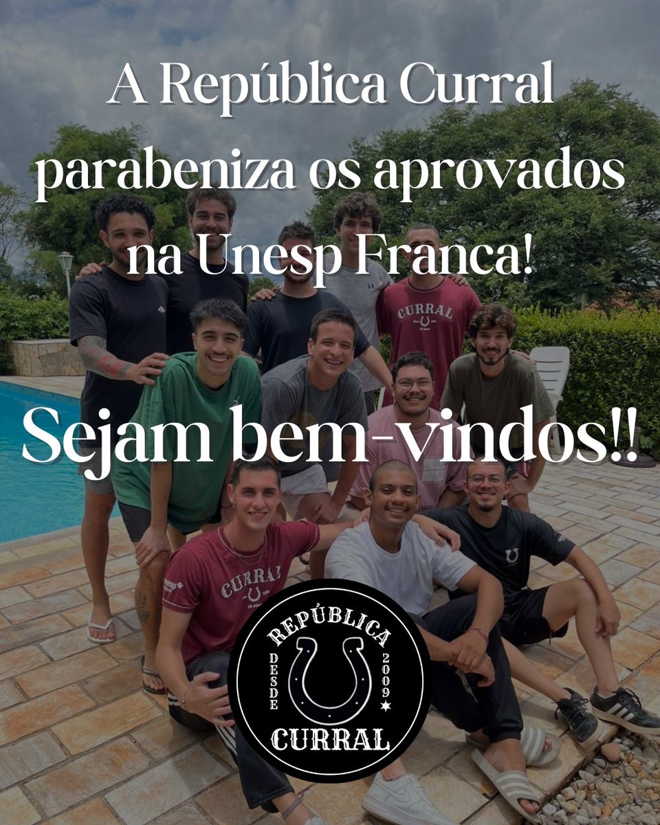 repcurral's tweet photo. A República Curral parabeniza os aprovados na Unesp Franca!! 
Venha tornar os melhores anos da sua vida ainda melhores!!! 
Temos vagas fixas e adote!!
Cola ai conhecer bixão!!

Relações Internacionais/História/Direito/Serviço Social https://t.co/idRPReDXae