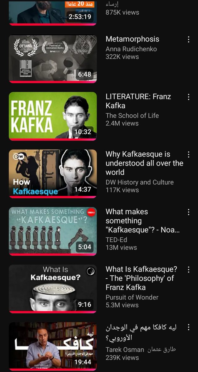 من المؤسف أن كافكا مات وحيدا، معتقدًا أن كتاباته ستُنسى، وأنها لا تهم أحدا، غير مدرك أنه سيصبح الاسم الذي يلخص عبثية العالم الحديث. رحل بينما كان العالم يستعد ليجعله أيقونة للاغتراب والعبث،لم يعلم أنه سيصبح الاسم الذي يفسر قسوة البيروقراطية وغربة الإنسان الحديث...